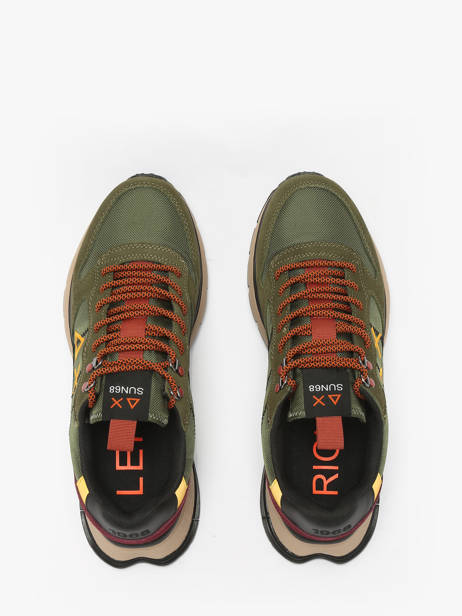 Boots Uit Leder Sun68 Groen men Z4513074 ander zicht 3